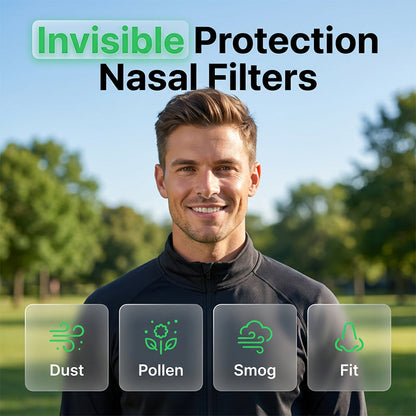 Invisible Nose Filters for Allergy & Dust Protection