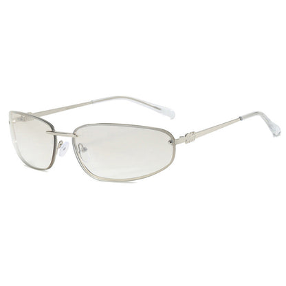 Y2K Retro Rimless Sunglasses for Women