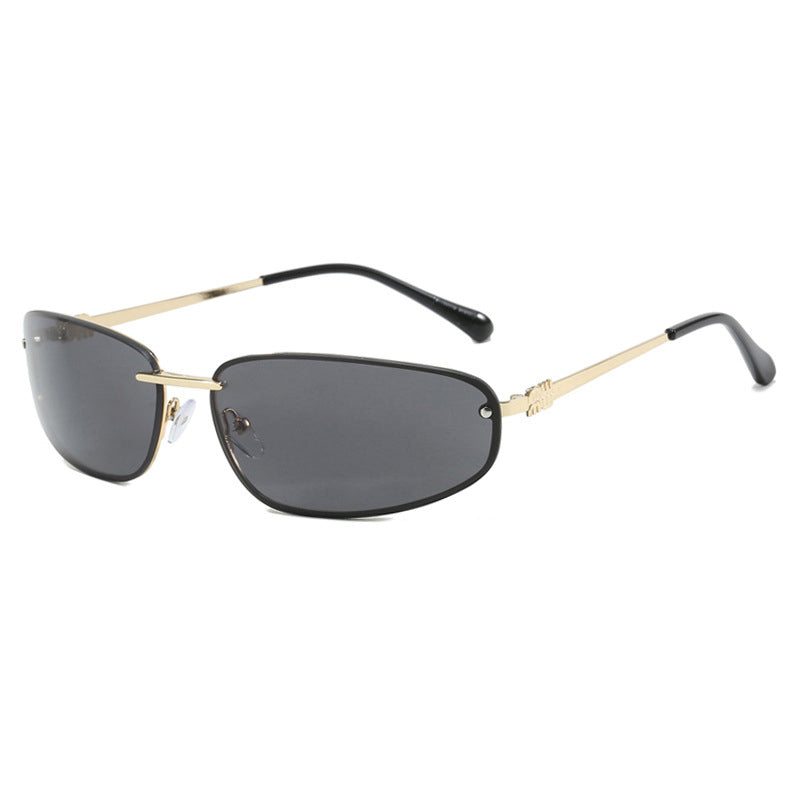 Y2K Retro Rimless Sunglasses for Women