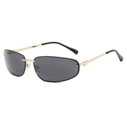 Y2K Retro Rimless Sunglasses for Women