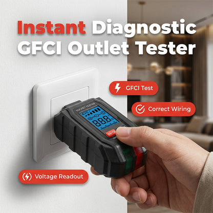 Multifunctional Digital GFCI Outlet Tester