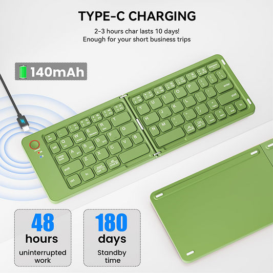 Mini Foldable Bluetooth Keyboard