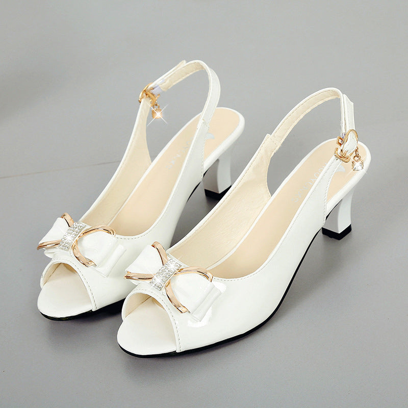 👡Women's elegant shoes • Open-toe, ankle-strap, medium heel✨