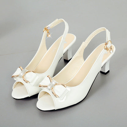 👡Women's elegant shoes • Open-toe, ankle-strap, medium heel✨