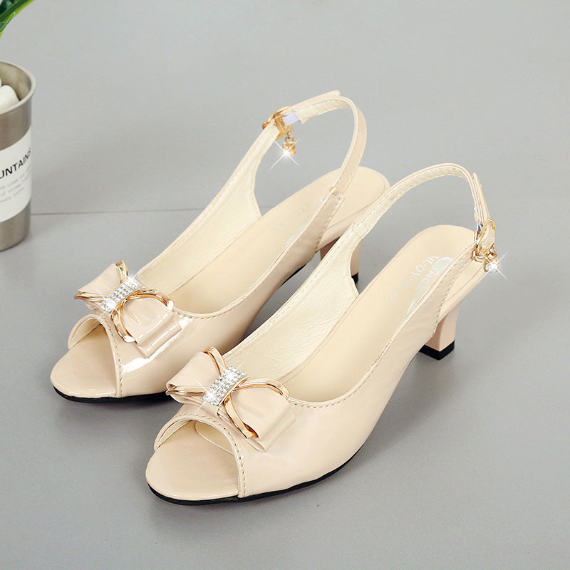👡Women's elegant shoes • Open-toe, ankle-strap, medium heel✨