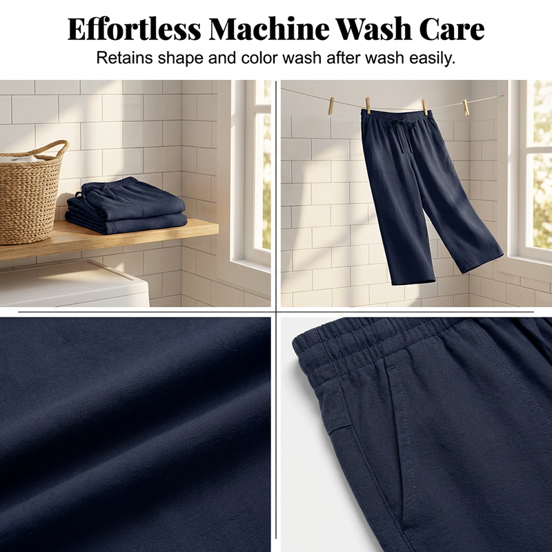 ✨Summer Hot Sale✨Women's Cotton-Linen Blend Cropped Pants