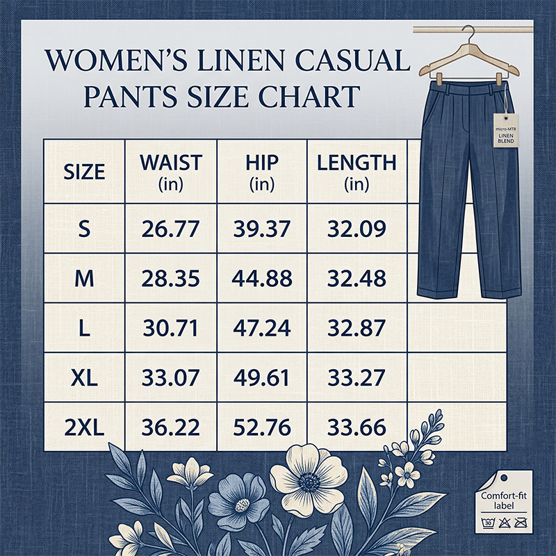 ✨Summer Hot Sale✨Women's Cotton-Linen Blend Cropped Pants