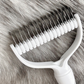 🔥Only £7.99 Each! 🐕Professional Dual-Sided Pet Grooming Rake—Less mess, more cuddles. ✨🧡