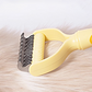 🔥Only £7.99 Each! 🐕Professional Dual-Sided Pet Grooming Rake—Less mess, more cuddles. ✨🧡