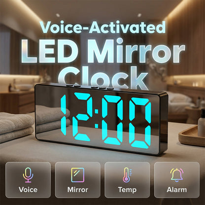 Minimalist Digital Alarm Clock for Bedroom & Office