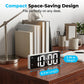 Minimalist Digital Alarm Clock for Bedroom & Office