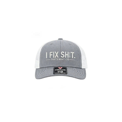 🧢 50% OFF NOW! 🛠️ "I Fix Shit" Embroidered Trucker Hat – Funny Mechanic Design, Breathable Mesh & Perfect for Workshop or Garage 🚗