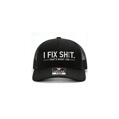 🧢 50% OFF NOW! 🛠️ "I Fix Shit" Embroidered Trucker Hat – Funny Mechanic Design, Breathable Mesh & Perfect for Workshop or Garage 🚗