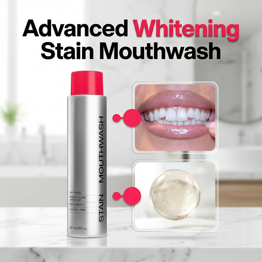 😁50% OFF! ✨Stain‑Removing Whitening Mouthwash – Lifts coffee & tea stains, alcohol‑free. Instant gunk binding, long‑lasting minty fresh. Gentle enough for daily use. 🦷💙