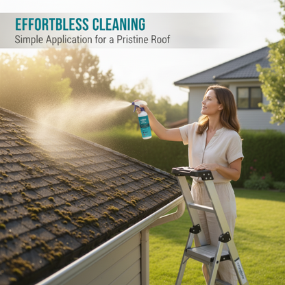 🔥Last Day Promotion - ONLY £9.99!!⚡50K+ SOLD!🏠Multi-Surface Roof Moss & Algae Cleaner Spray