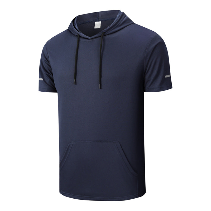 Men's Casual Quick-Dry T-Shirt Hoodie
