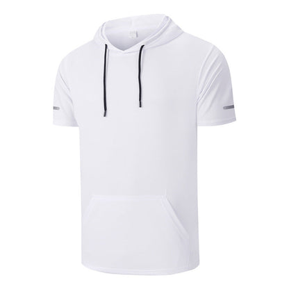 Men's Casual Quick-Dry T-Shirt Hoodie
