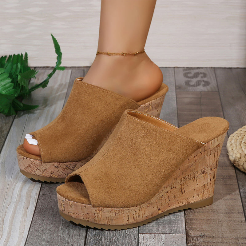 📢📢50% OFF !! ⏰Women's Casual Peep-Toe Wedge Sandals