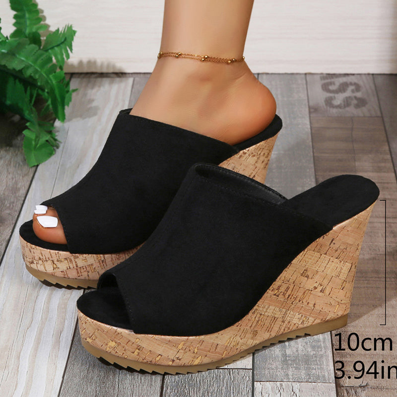 📢📢50% OFF !! ⏰Women's Casual Peep-Toe Wedge Sandals