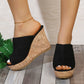 📢📢50% OFF !! ⏰Women's Casual Peep-Toe Wedge Sandals
