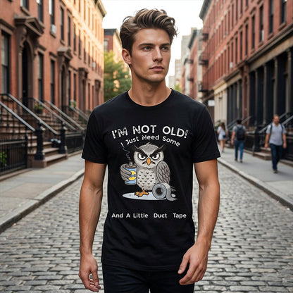 🥳2026 HOT SALE🥳💞50K+ SOLD!🦉 Owl "I'm Not Old" Graphic T-Shirt