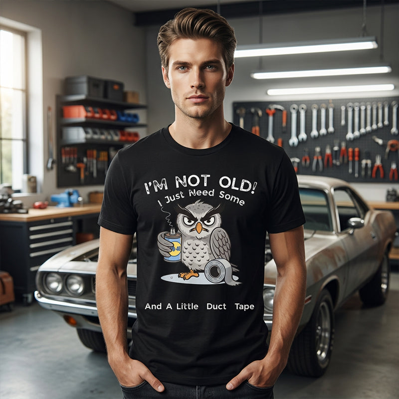 🥳2026 HOT SALE🥳💞50K+ SOLD!🦉 Owl "I'm Not Old" Graphic T-Shirt