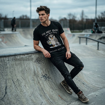 🥳2026 HOT SALE🥳💞50K+ SOLD!🦉 Owl "I'm Not Old" Graphic T-Shirt