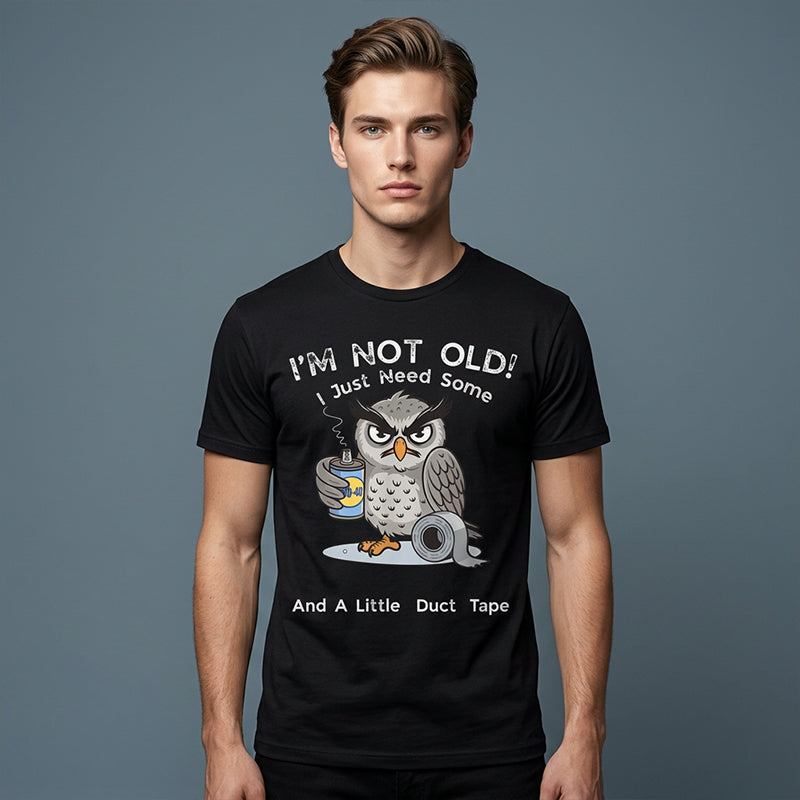 🥳2026 HOT SALE🥳💞50K+ SOLD!🦉 Owl "I'm Not Old" Graphic T-Shirt