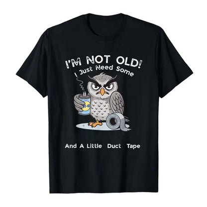 🥳2026 HOT SALE🥳💞50K+ SOLD!🦉 Owl "I'm Not Old" Graphic T-Shirt