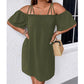 🔥HOT SALE 50% OFF!👗 Women's Elegant Solid Color Mini Dress