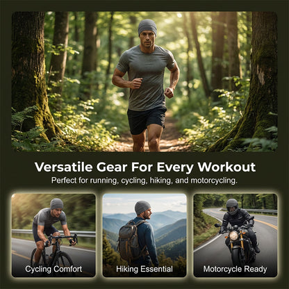 🚴 50% OFF NOW! 🧢 Breathable Sports Skull Cap – Moisture-Wicking & Helmet Liner – Stretch Fit for Cycling & Running 🏃