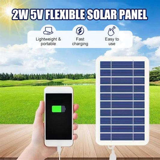 ⏳LAST DAY SALE ONLY ￡9.99 & FREE SHIPPING!!🔥SunFlex™ 2W – Ultra-Thin Flexible Solar Charger (5V USB Output)☀️🔋