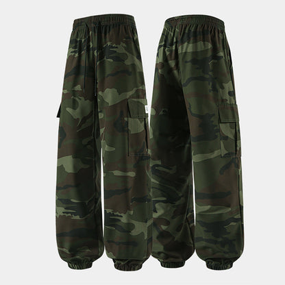 👖 New 50% OFF! 😎 Casual Camouflage Pants – Elastic Waist, Cargo Pockets, Jogger Cuffs 🪂