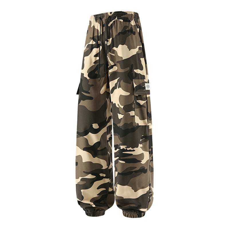 👖 New 50% OFF! 😎 Casual Camouflage Pants – Elastic Waist, Cargo Pockets, Jogger Cuffs 🪂