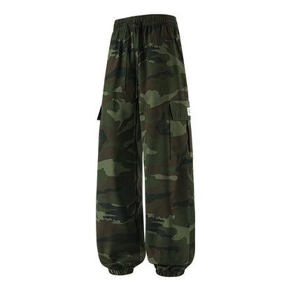 👖 New 50% OFF! 😎 Casual Camouflage Pants – Elastic Waist, Cargo Pockets, Jogger Cuffs 🪂