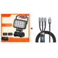⏳LIMITED TIME: 50% OFF!💡180° Rotatable LED Work Light – With Dual USB Power Bank Function – Rugged & Cordless – Universal Battery Compatibility – For Garage, Construction & Camping
