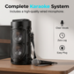🔊 Portable Bluetooth Speaker with Mic – 16W loud sound, RGB lights & wired mic – Perfect for parties, karaoke or outdoor fun 🎤✨