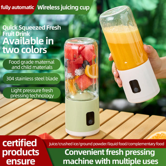 Portable Wireless Juicer with 12-Blade System