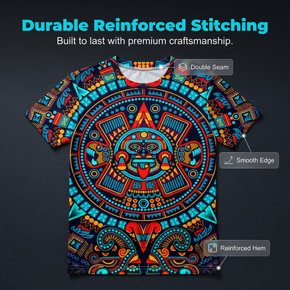 Vintage Tribal Art Short Sleeve Tee for Men