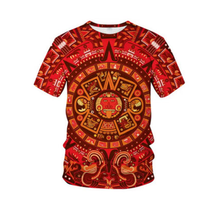 Vintage Tribal Art Short Sleeve Tee for Men