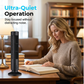 🌀 Portable USB tower fan with 3 speed settings – compact, powerful & versatile – perfect for the office, bedroom & on the go