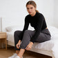 Women's Plus Size Tapered Pants with Pockets