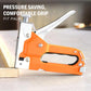 🛠️ 3 In 1 Staple Nail Tool ✅ Adjustable Power & 600 Nails Included | Fast DIY Woodworking Fixes 🔥 -50% TODAY ONLY
