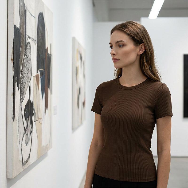 ⏰🔥LIMITED TIME 50% OFF! 👚 Women’s Short-Sleeve Crew Neck T-Shirt – Comfortable, Breathable & Perfect for Everyday Casual Wear ✨🌿