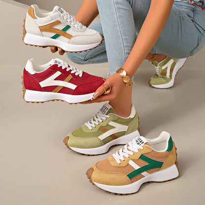 Women's Retro Mesh Platform Sneakers