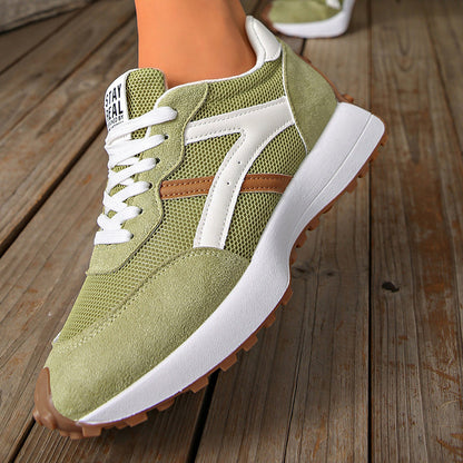 Women's Retro Mesh Platform Sneakers