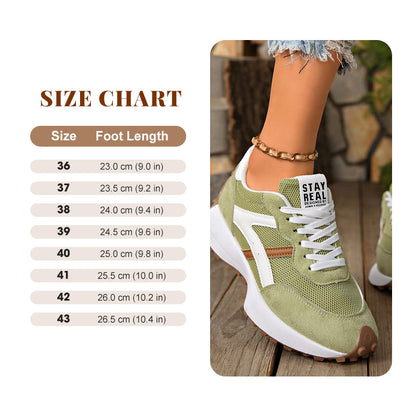 Women's Retro Mesh Platform Sneakers