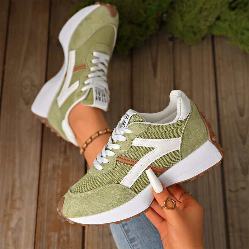 Women's Retro Mesh Platform Sneakers