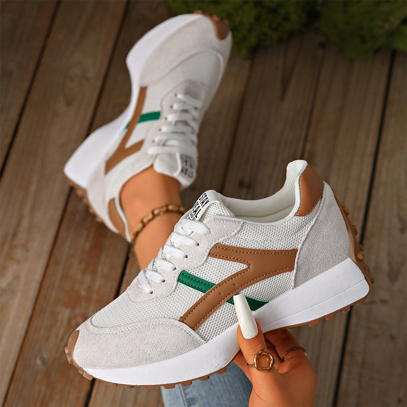 Women's Retro Mesh Platform Sneakers