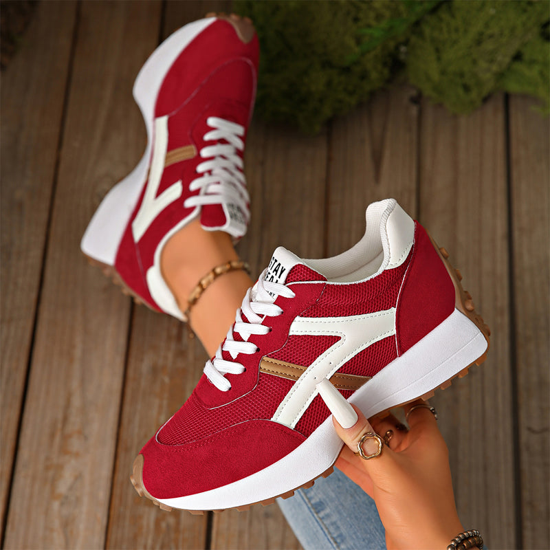 Women's Retro Mesh Platform Sneakers